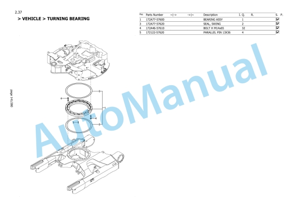 Yanmar ViO33-6 Mini Excavator Parts Catalog-2