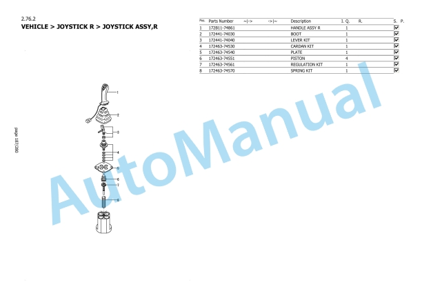 Yanmar ViO33-6 Mini Excavator Parts Catalog-3