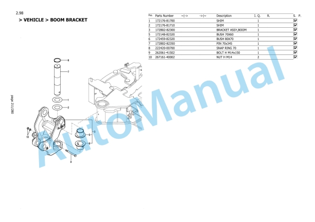 Yanmar ViO33-6 Mini Excavator Parts Catalog-4