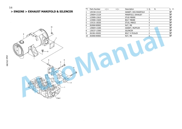 Yanmar ViO33-6 Mini Excavator Parts Catalog-5