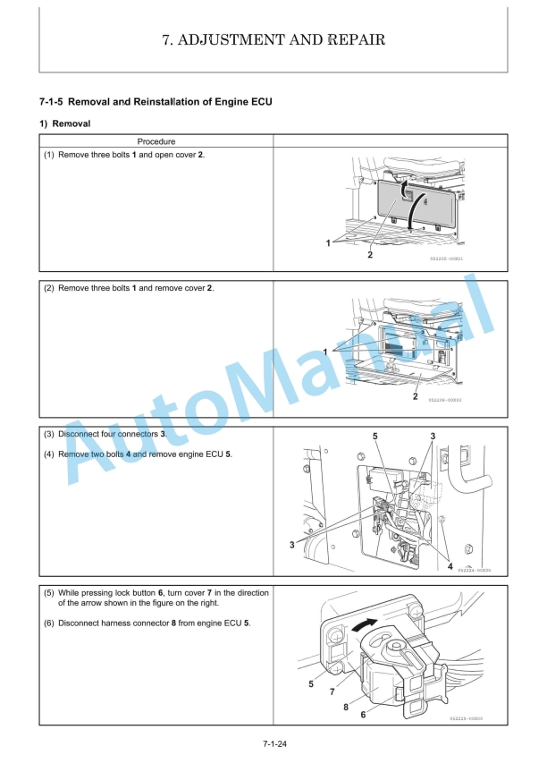 Yanmar ViO33-6, ViO38-6 Excavator Service Manual MMB32ENMA00101 5 Yanmar ViO33-6, ViO38-6 Excavator Service Manual MMB32ENMA00101 - Image 5