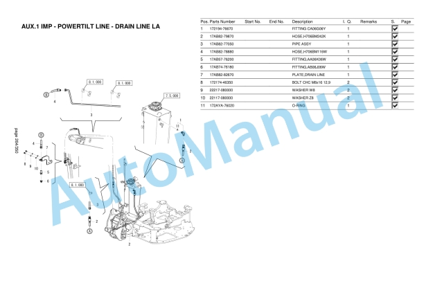 Yanmar ViO33-7 Mini Excavator Parts Catalog-4