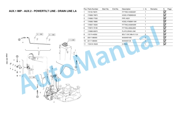 Yanmar ViO33-7 Mini Excavator Parts Catalog-5