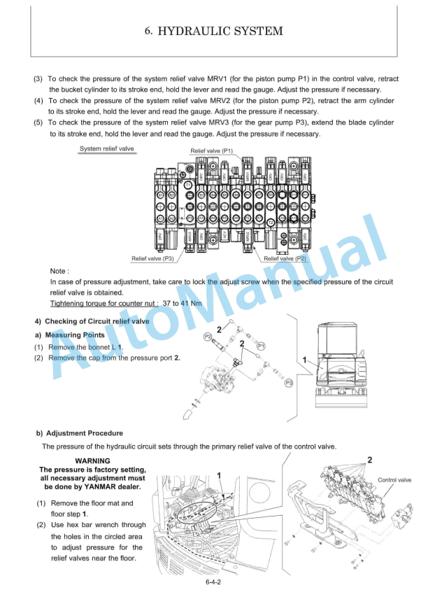Yanmar ViO33U Excavator Service Manual 2 Yanmar ViO33U Excavator Service Manual - Image 2