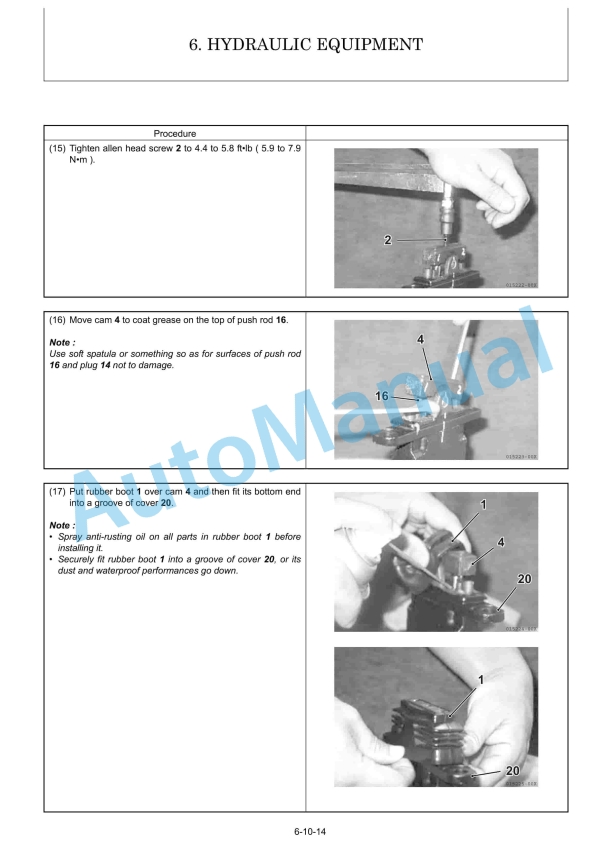 Yanmar ViO33U Excavator Service Manual 5 Yanmar ViO33U Excavator Service Manual - Image 5