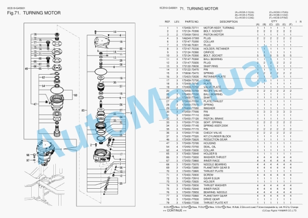 Yanmar ViO35-3 Excavator Parts Catalog 3 Yanmar ViO35-3 Excavator Parts Catalog - Image 3
