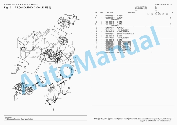 Yanmar ViO35-6A Excavator Parts Catalog 5 Yanmar ViO35-6A Excavator Parts Catalog - Image 5