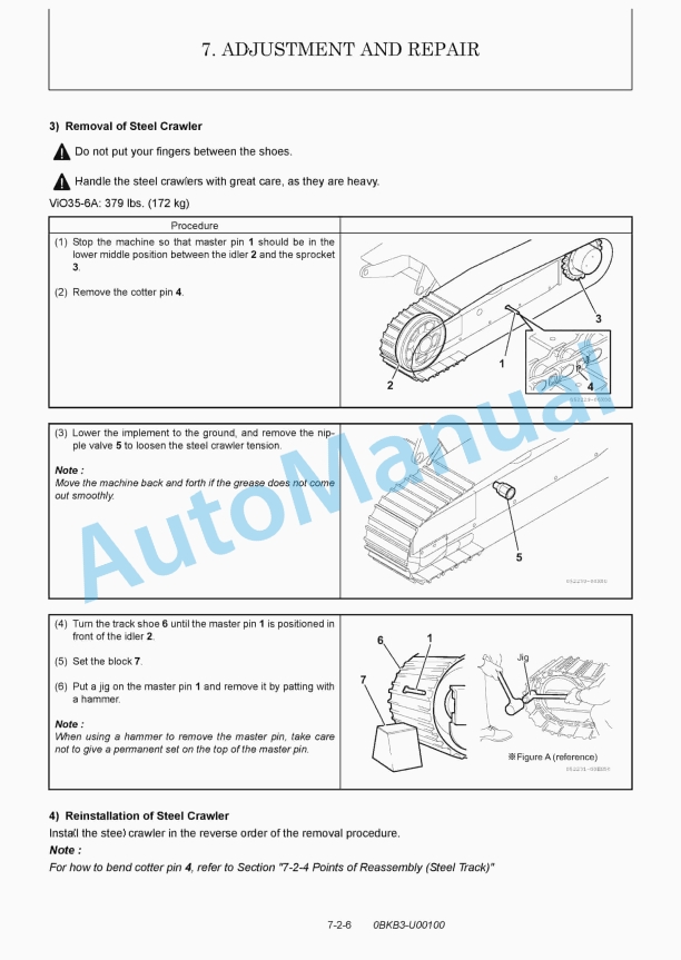 Yanmar ViO35-6A Excavator Service Manual 5 Yanmar ViO35-6A Excavator Service Manual - Image 5