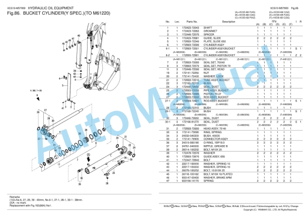 Yanmar ViO35-6B Excavator Parts Catalog 2 Yanmar ViO35-6B Excavator Parts Catalog - Image 2