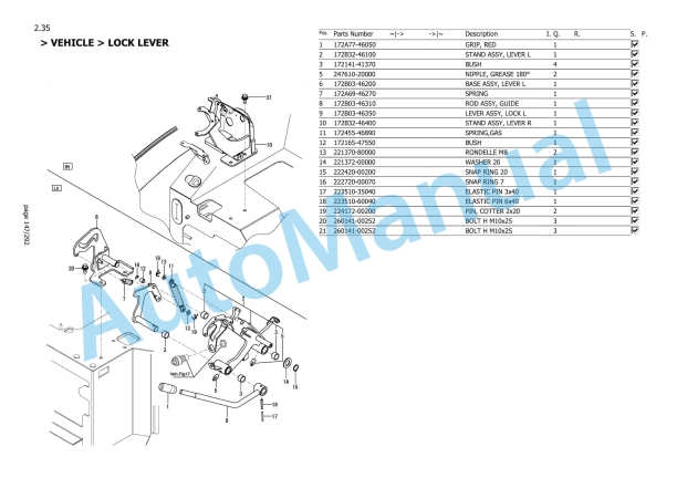 Yanmar ViO38-6 Mini Excavator Parts Catalog-2
