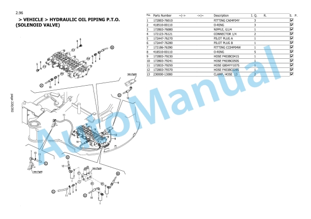 Yanmar ViO38-6 Mini Excavator Parts Catalog-4