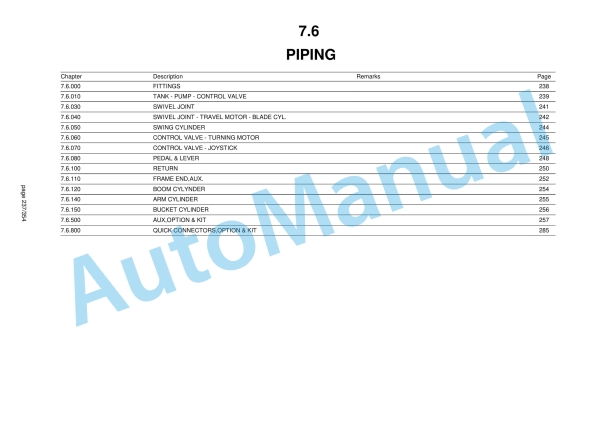 Yanmar ViO38-7 Mini Excavator Parts Catalog-3