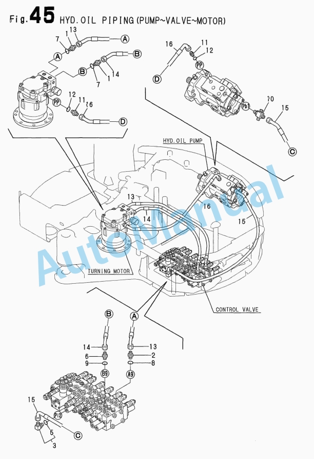 Yanmar ViO40-2 Crawler Backhoe Parts Catalog Y00S4150-5