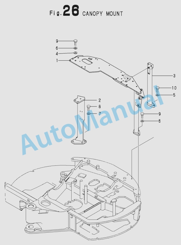 Yanmar ViO45 Crawler Backhoe Parts Catalog-2