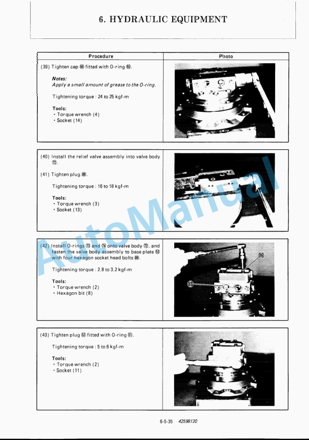 Yanmar ViO50-1 Excavator Service Manual 4 Yanmar ViO50-1 Excavator Service Manual - Image 4