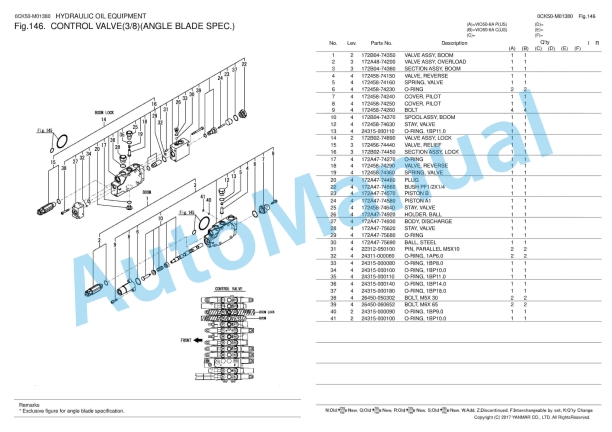 Yanmar ViO50-6A Excavator Parts Catalog 3 Yanmar ViO50-6A Excavator Parts Catalog - Image 3
