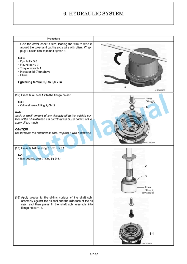 Yanmar ViO50-6B Excavator Service Manual 4 Yanmar ViO50-6B Excavator Service Manual - Image 4