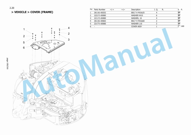 Yanmar ViO50-6B Mini Excavator Parts Catalog-2