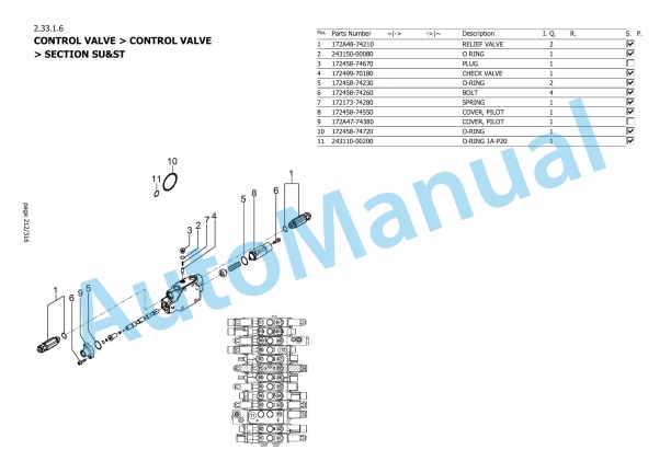 Yanmar ViO50-6B Mini Excavator Parts Catalog-3