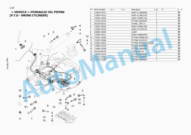 Yanmar ViO50-6B Mini Excavator Parts Catalog-4