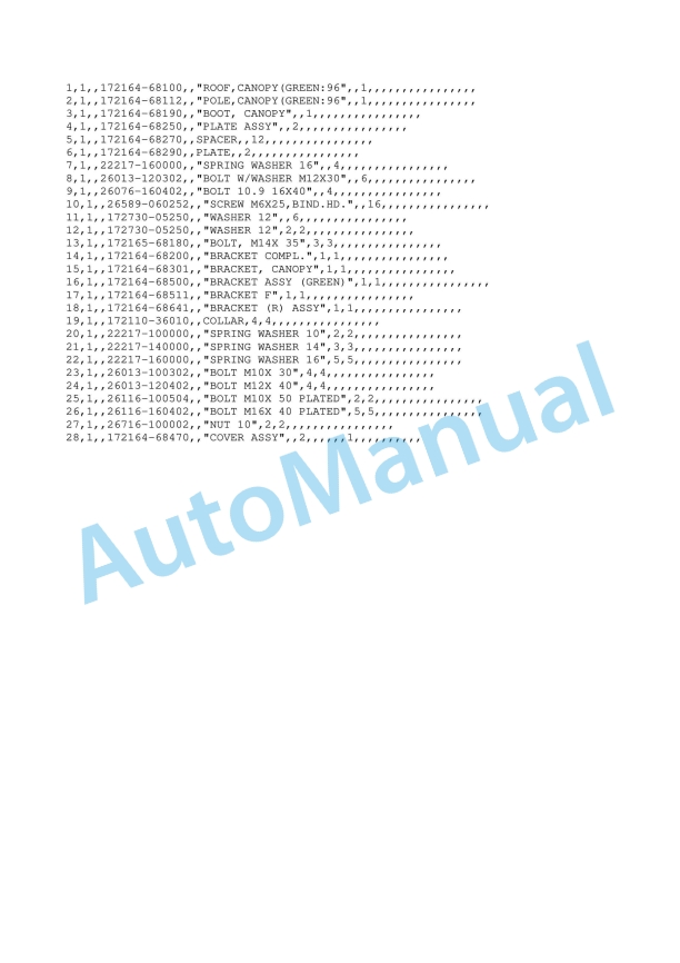 Yanmar ViO50 Crawler Backhoe Parts Catalog Y00K2912 2 Yanmar ViO50 Crawler Backhoe Parts Catalog Y00K2912 - Image 2