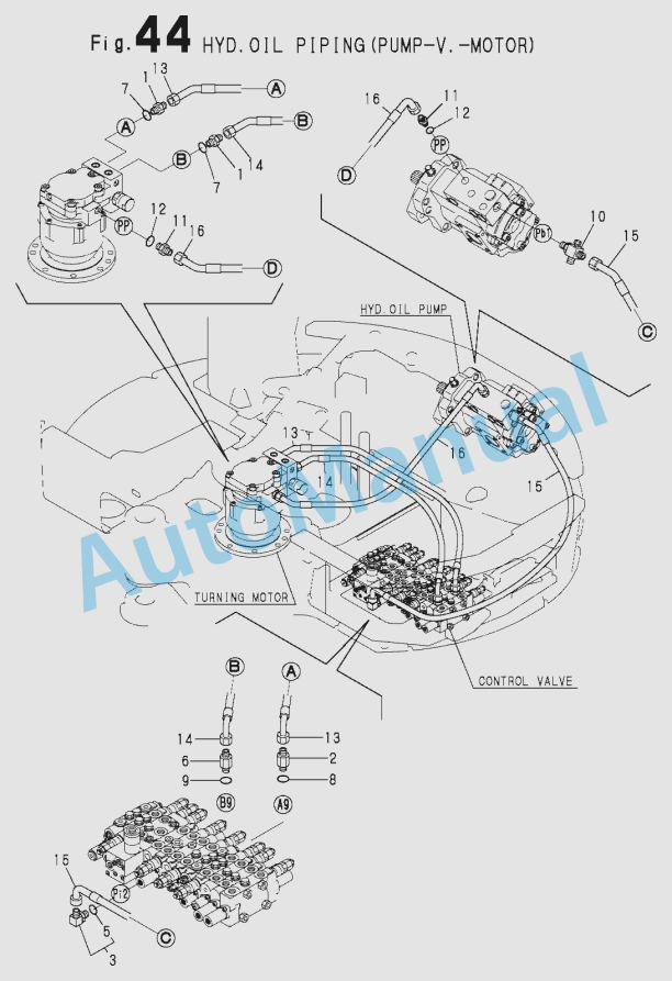 Yanmar ViO55 Crawler Backhoe Parts Catalog-5