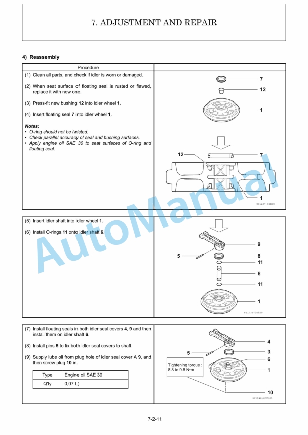 Yanmar ViO57-6A Excavator Service Manual 5 Yanmar ViO57-6A Excavator Service Manual - Image 5