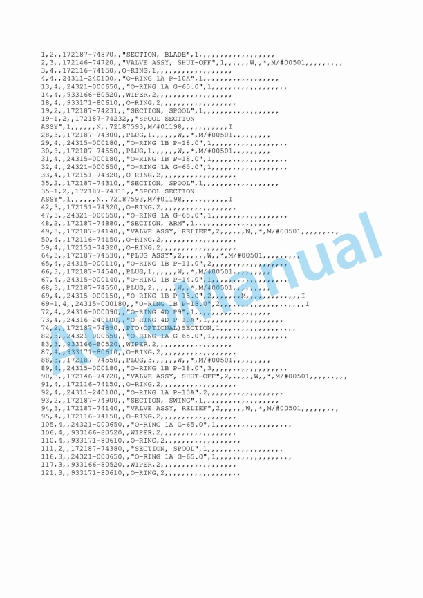 Yanmar ViO70 Crawler Backhoe Parts Catalog Y00S3631 3 Yanmar ViO70 Crawler Backhoe Parts Catalog Y00S3631 - Image 3