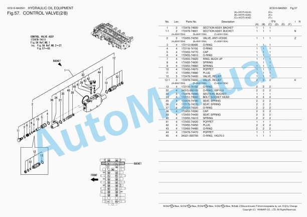 Yanmar ViO75-A Excavator Parts Catalog 3 Yanmar ViO75-A Excavator Parts Catalog - Image 3
