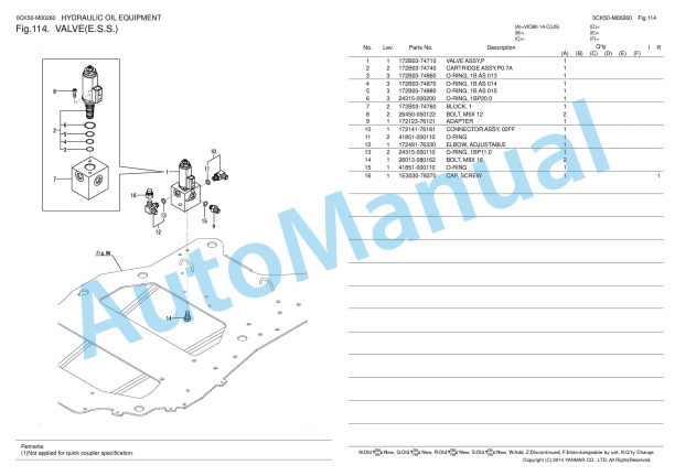 Yanmar ViO80-1 Excavator Parts Catalog 3 Yanmar ViO80-1 Excavator Parts Catalog - Image 3