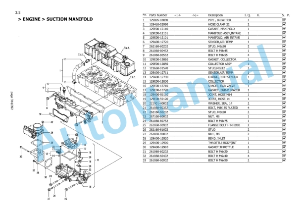 Yanmar ViO80-1A Excavator Parts Catalog-5