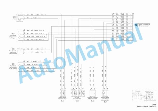 Yanmar ViO82 Excavator Wiring Diagram-3