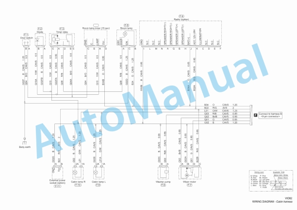 Yanmar ViO82 Excavator Wiring Diagram-5