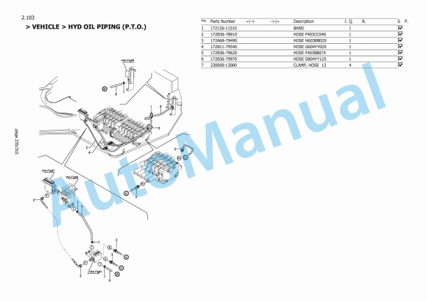 Yanmar ViO82 Hydraulic Excavator Parts Catalog-4