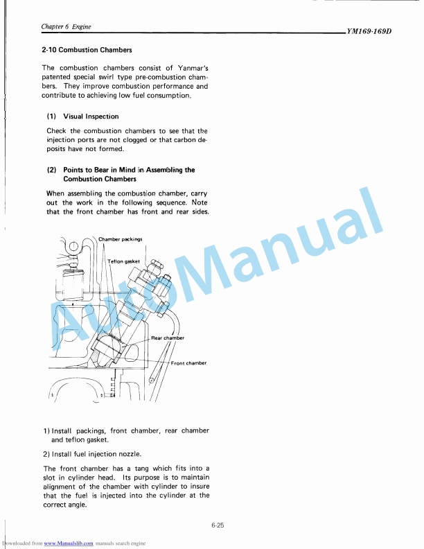 Yanmar YM169, YM169D Diesel Tractor Service Manual-3