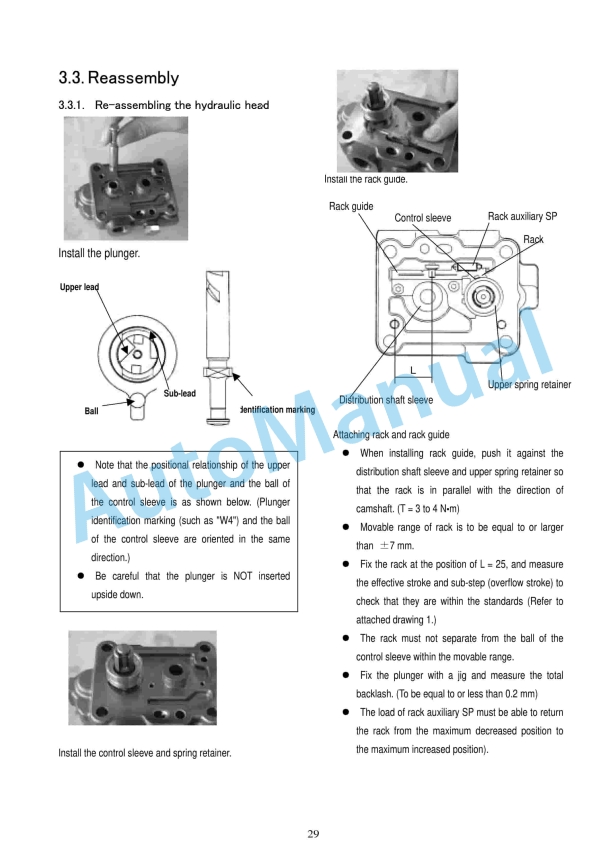 Yanmar YPD-MP2, YPD-MP4 Series Fuel Injection Equipment Service Manual-2