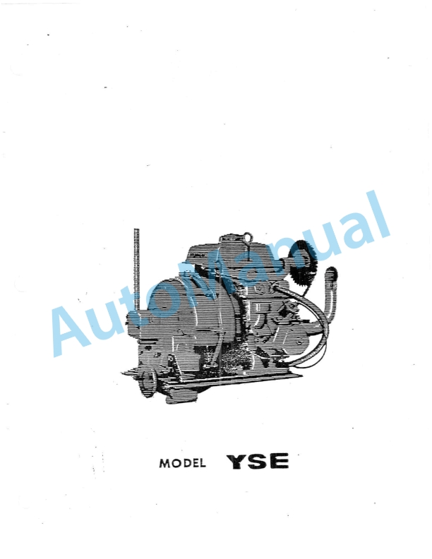 Yanmar YSE Series Diesel Engine Parts Catalog