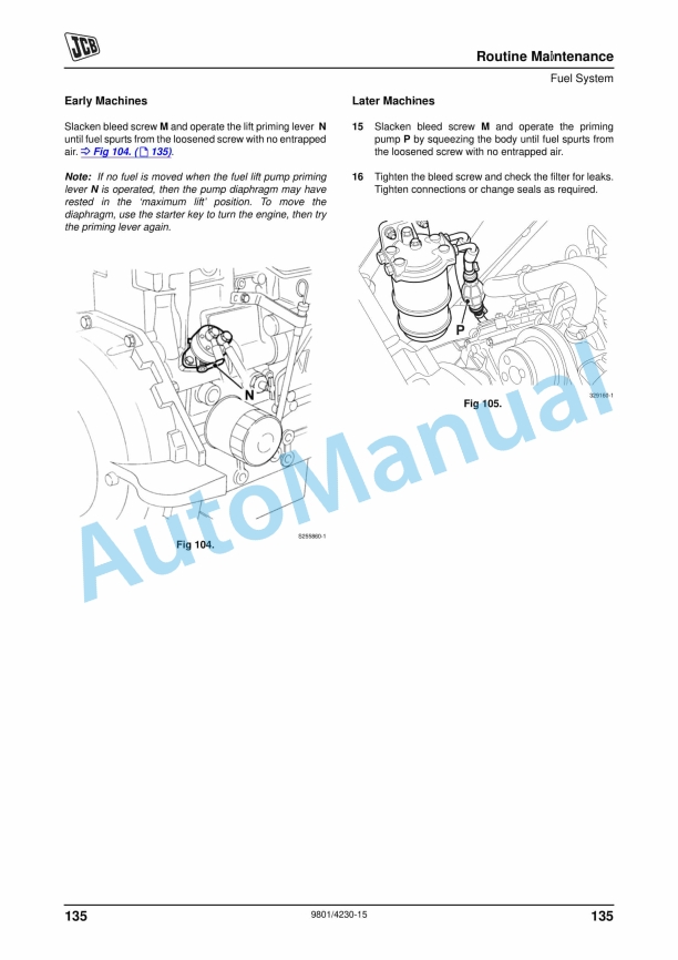 JCB 1CX Operator Manual 9801-4230 5 JCB 1CX Operator Manual 9801-4230 - Image 5