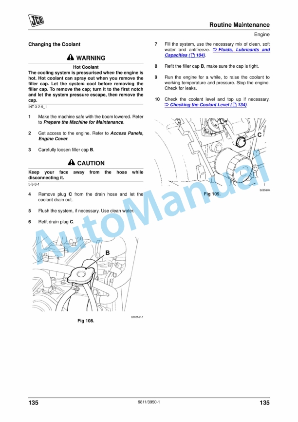 JCB 1CX Operator Manual 9811-3950 4 JCB 1CX Operator Manual 9811-3950 - Image 4