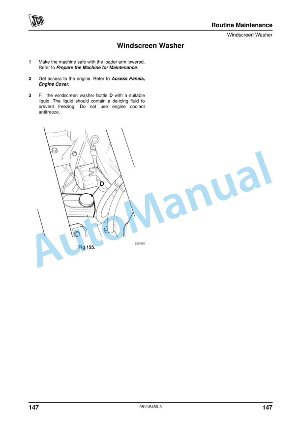 JCB 1CX Operator Manual 9811-6450 5 JCB 1CX Operator Manual 9811-6450 - Image 5