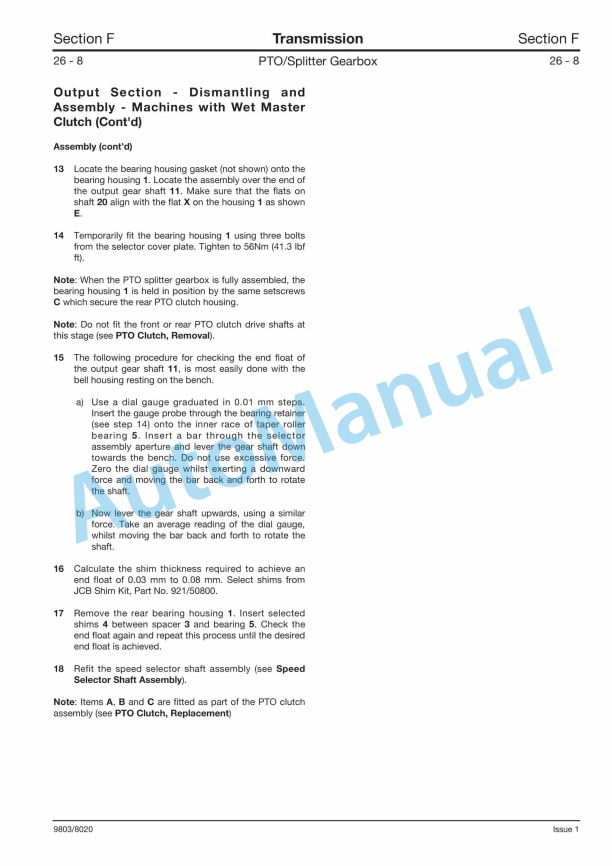 JCB 2115, 2125, 2135, 2140, 2150, 3155, 3185 Fastrac Service Manual 9803-8020 4 JCB 2115, 2125, 2135, 2140, 2150, 3155, 3185 Fastrac Service Manual 9803-8020 - Image 4