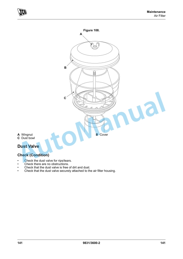 JCB 2DX Backhoe Loader Operator Manual 9831-3600 5 JCB 2DX Backhoe Loader Operator Manual 9831-3600 - Image 5