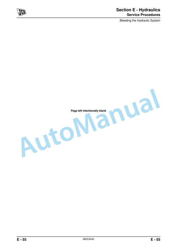 JCB 331HST, 335 HST Service Manual 9803-9440 2 JCB 331HST, 335 HST Service Manual 9803-9440 - Image 2
