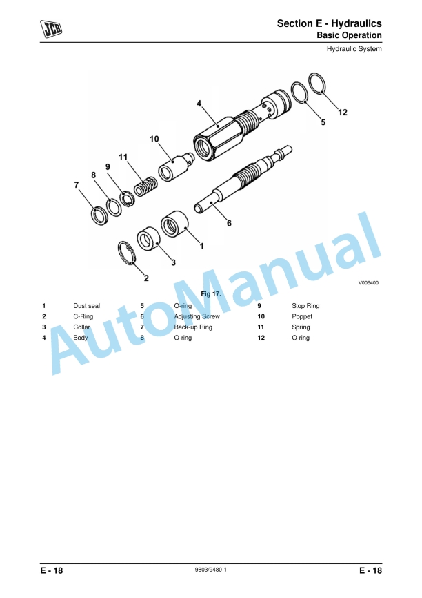 JCB 354, 360 Tractor Service Manual 9803-9480 2 JCB 354, 360 Tractor Service Manual 9803-9480 - Image 2