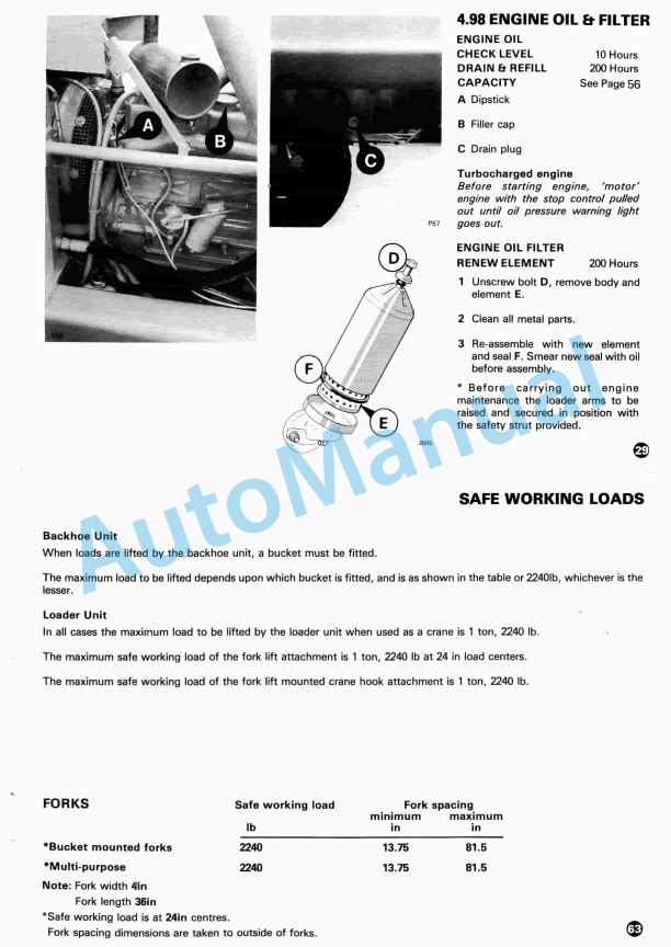 JCB 3C 1400, 3C 1550, 3CS 6000, 3D 1700 Operator Manual-5