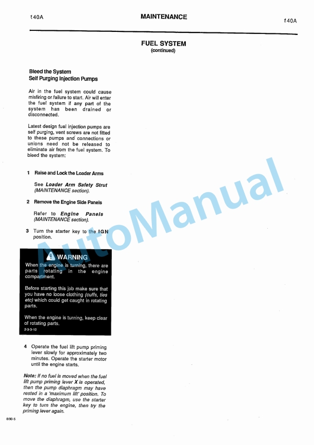 JCB 3C, 3CX, 3D, 4C Turbo, 4CN, Sitemaster Backhoe Operator Manual 9801-4513-3