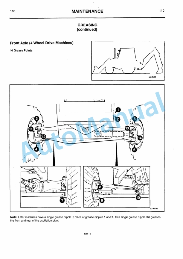 JCB 3CX, 4CX Backhoe Loader Operator Handbook 9801-5350 2 JCB 3CX, 4CX Backhoe Loader Operator Handbook 9801-5350 - Image 2