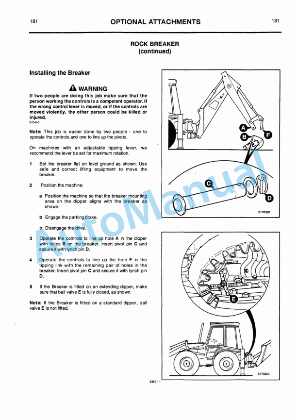 JCB 3CX, 4CX Backhoe Loader Operator Handbook 9801-5350 5 JCB 3CX, 4CX Backhoe Loader Operator Handbook 9801-5350 - Image 5