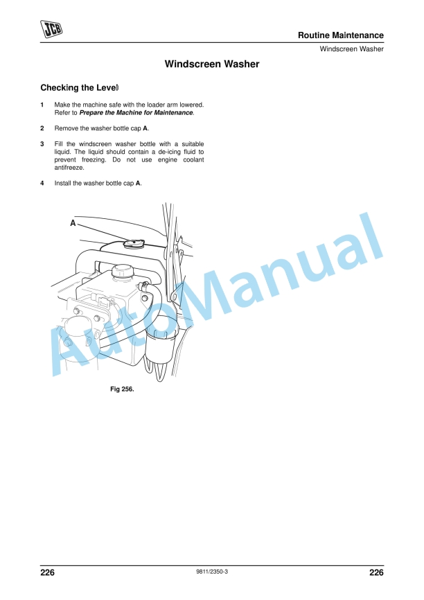 JCB 3CX, 4CX Backhoe Loader Operator Manual 9811-2350 5 JCB 3CX, 4CX Backhoe Loader Operator Manual 9811-2350 - Image 5