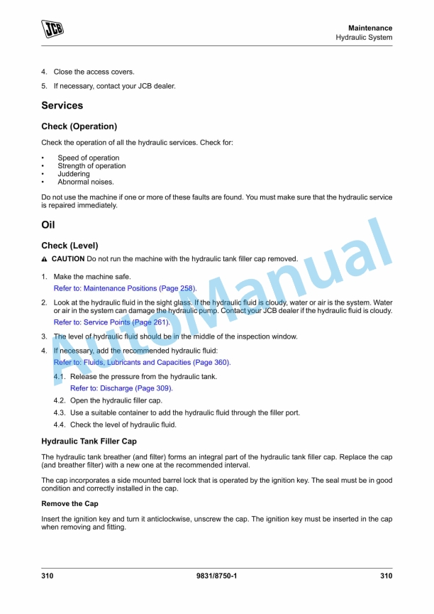 JCB 3CX, 4CX Backhoe Loader Operator Manual 9831-8750 5 JCB 3CX, 4CX Backhoe Loader Operator Manual 9831-8750 - Image 5